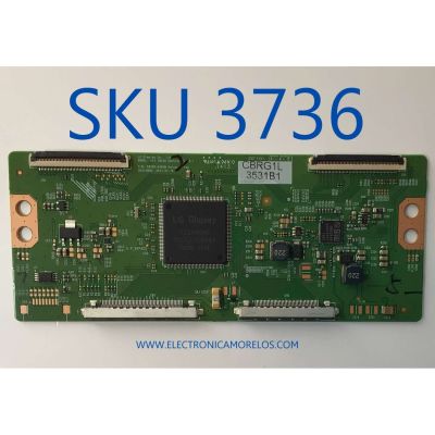 T-CON PARA TV PANASONIC / NUMERO DE PARTE 6871L-3531B / 6870C-0482B / 3531B / PANEL LC500DUF (VG)(F1) / MODELOS TC-50AS650UE / TC-50AS650H